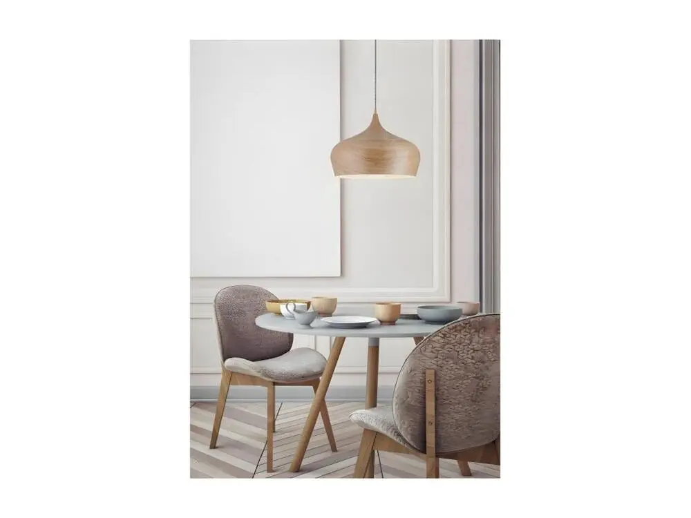 Lampe Suspension Design "Decatur" 130cm Naturel