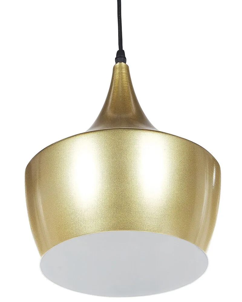 Lampe suspension doré FRASER - Installation Facile