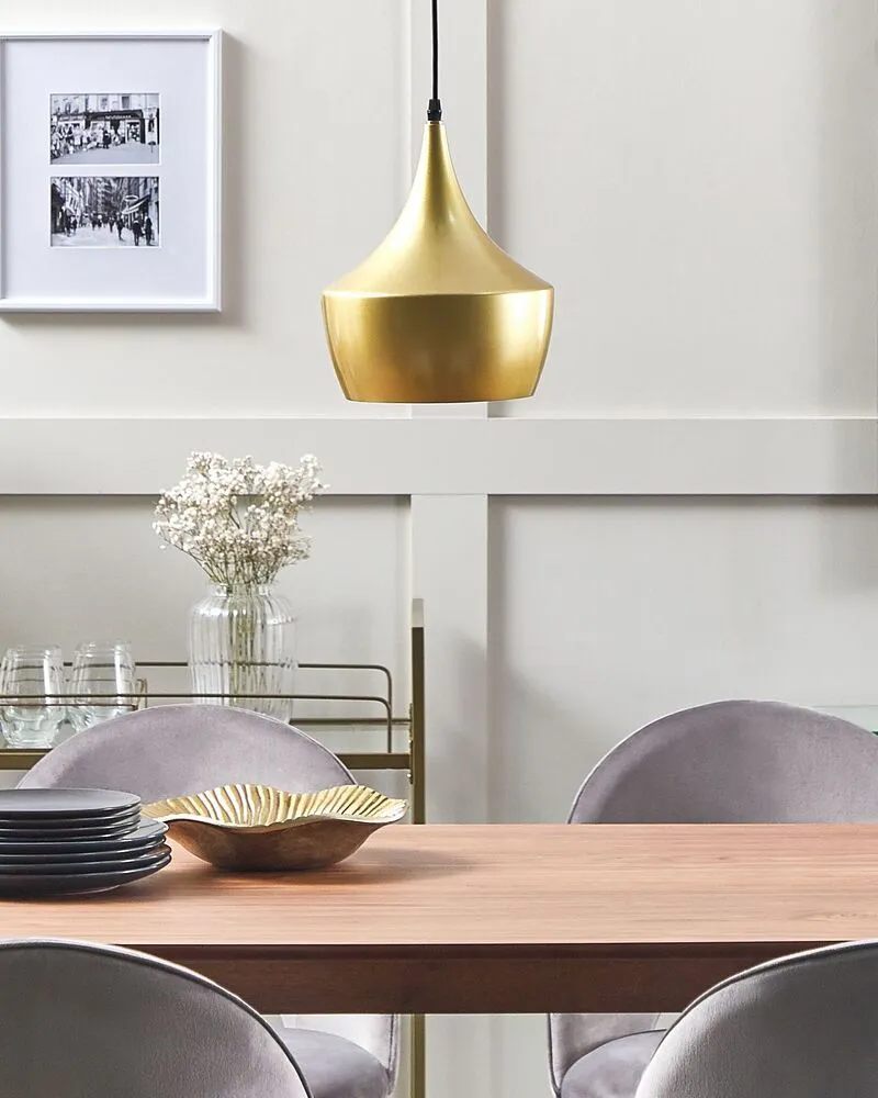 Lampe suspension doré FRASER - Installation Facile