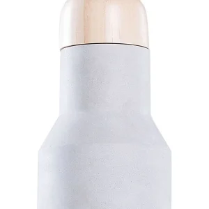 Lampe suspension gris et marron APURE avec fixation réglable