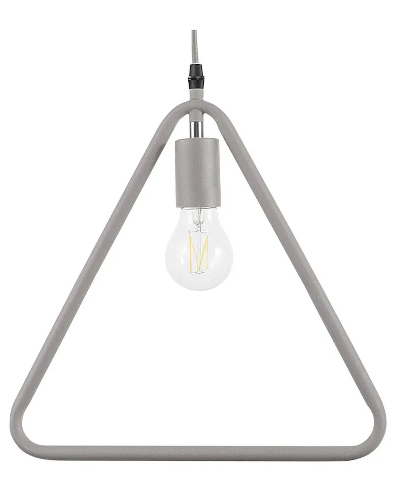 Lampe suspension grise JURUENA | 4000K | lumière neutre
