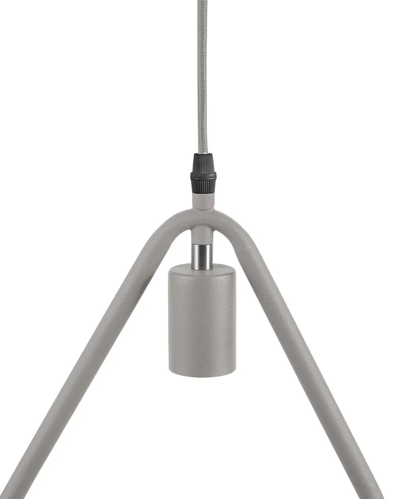 Lampe suspension grise JURUENA | 4000K | lumière neutre