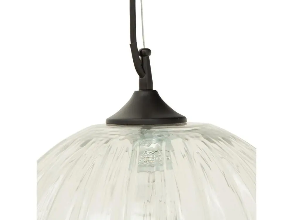 Lampe Suspension Lumineca Clair Tuline Ø35x50 cm Transparente Sans outil d'installation