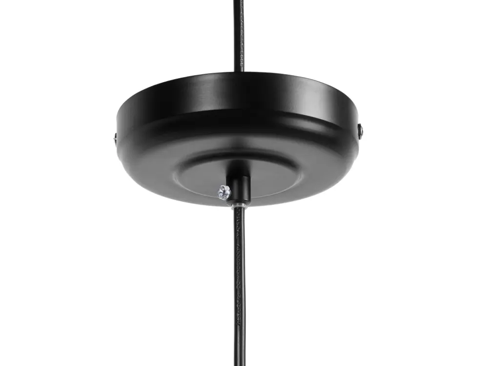 Lampe suspension en métal noir LEMME - Installation Facile