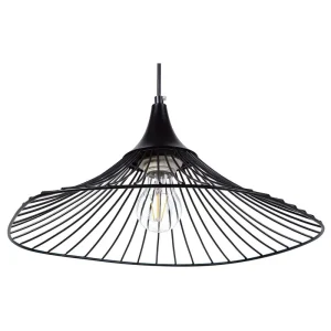 Lampe suspension en métal noir MAZARO (Carré 30x30cm)