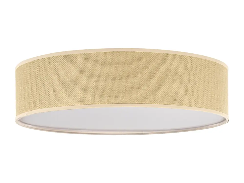 Lampe suspension en papier teinte naturelle MAGNO avec fixation réglable
