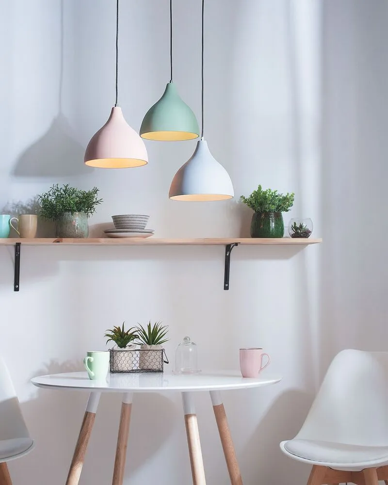 Lampe suspension vert LAMBRO | 4000K | lumière neutre