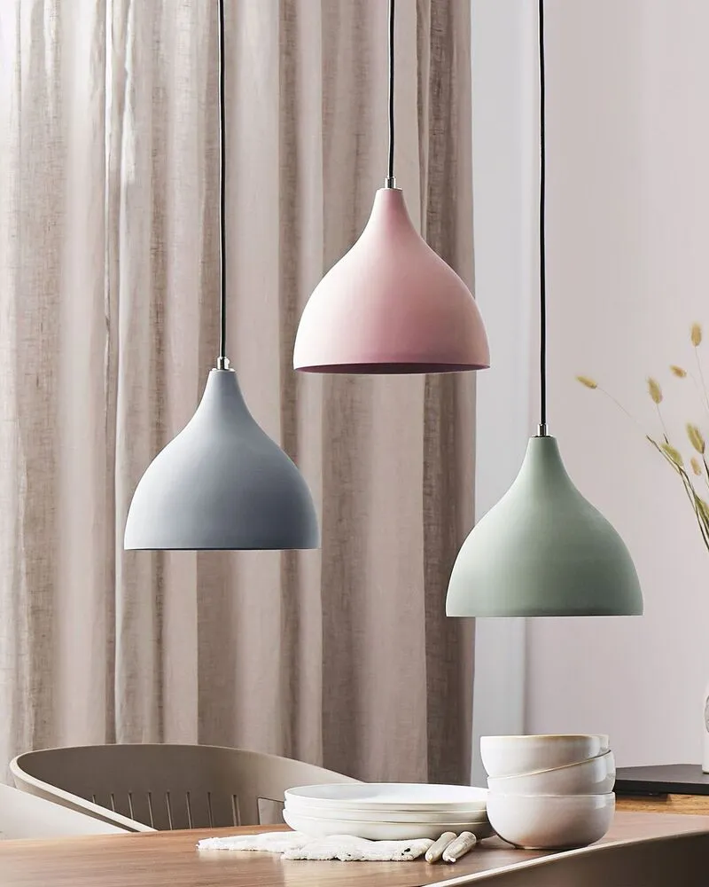 Lampe suspension vert LAMBRO | 4000K | lumière neutre