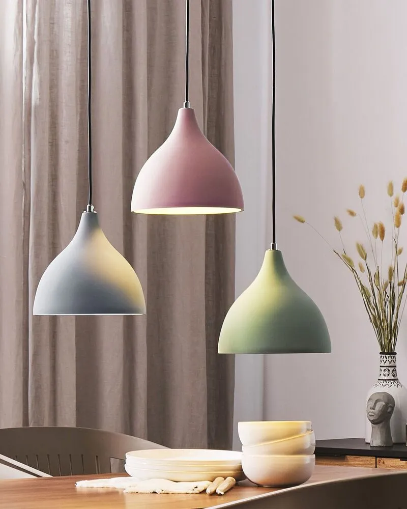 Lampe suspension vert LAMBRO | 4000K | lumière neutre