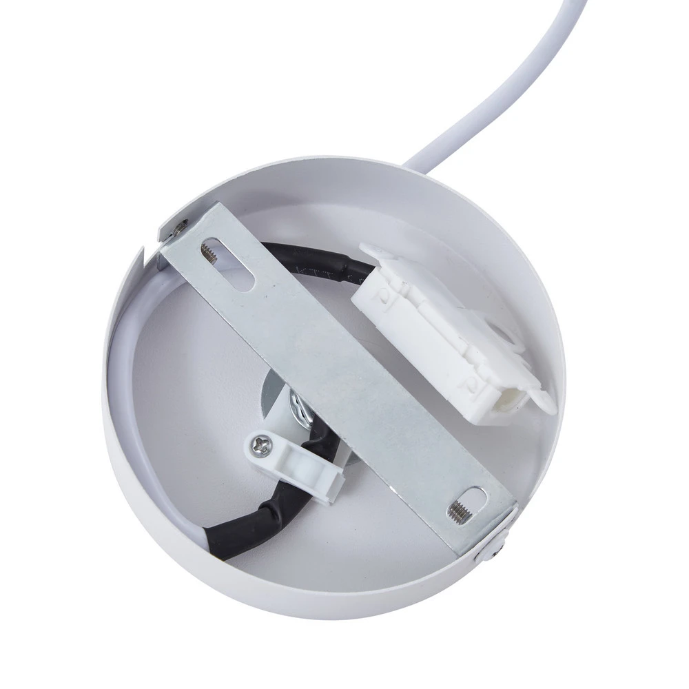 Lindby suspension Kerimi, crème, à 1 lampe avec fixation réglable