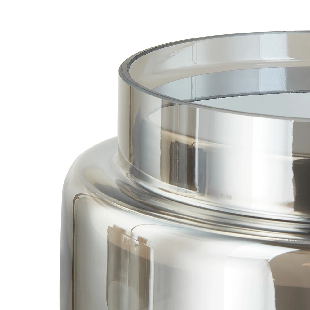 Lucande Diano suspension, gris fumée, à 3 lampes avec diffuseur opale