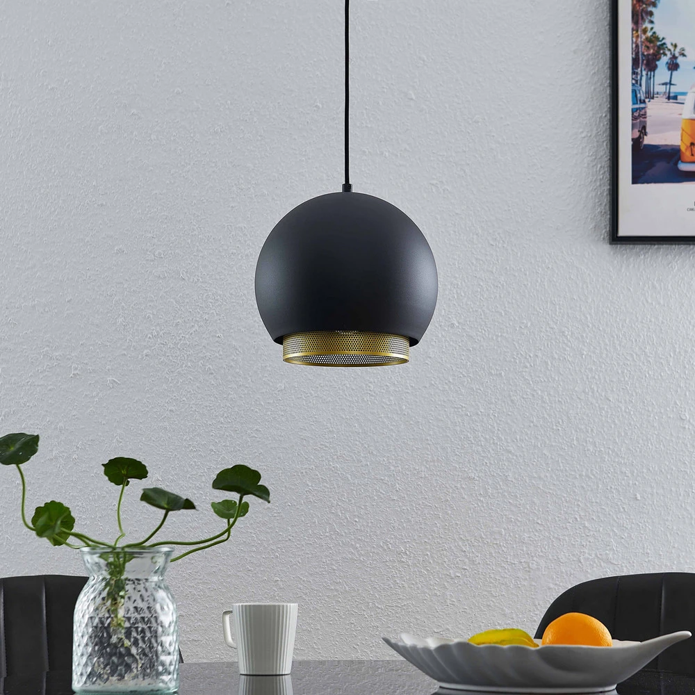 Lucande Sivanel suspension, à une lampe, 25 cm Sans outil d'installation