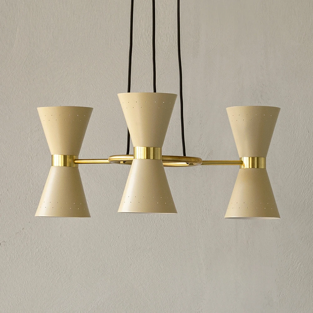 Luminaire de plafond design contemporain Audo Collector suspension, à 3 lampes