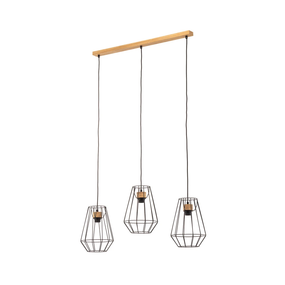 Luminaire de plafond design contemporain Envostar Finan suspension 3 lampes linéaire 21cm