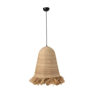 Luminaire de plafond design contemporain Lampe Suspension Design "Ozie" 50cm Naturel