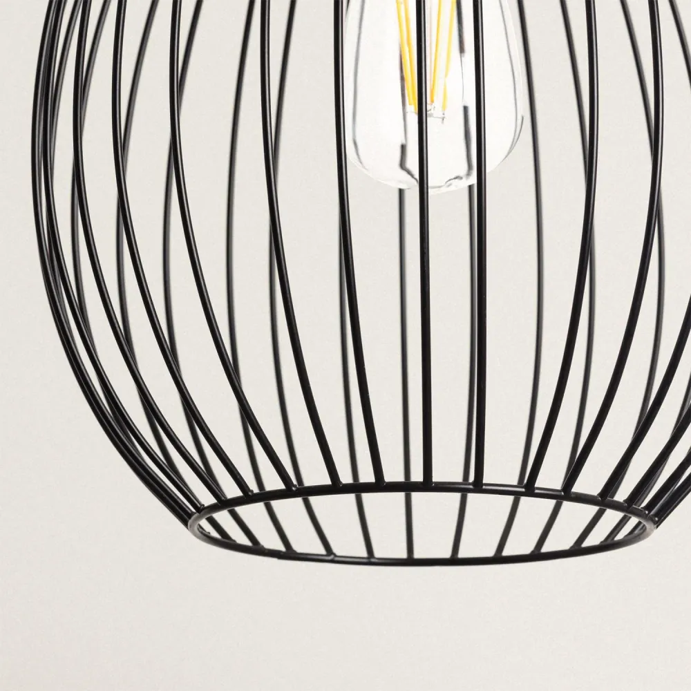 Luminaire de plafond design contemporain Suspension lumineuse Penny en métal avec éclairage LED intégré