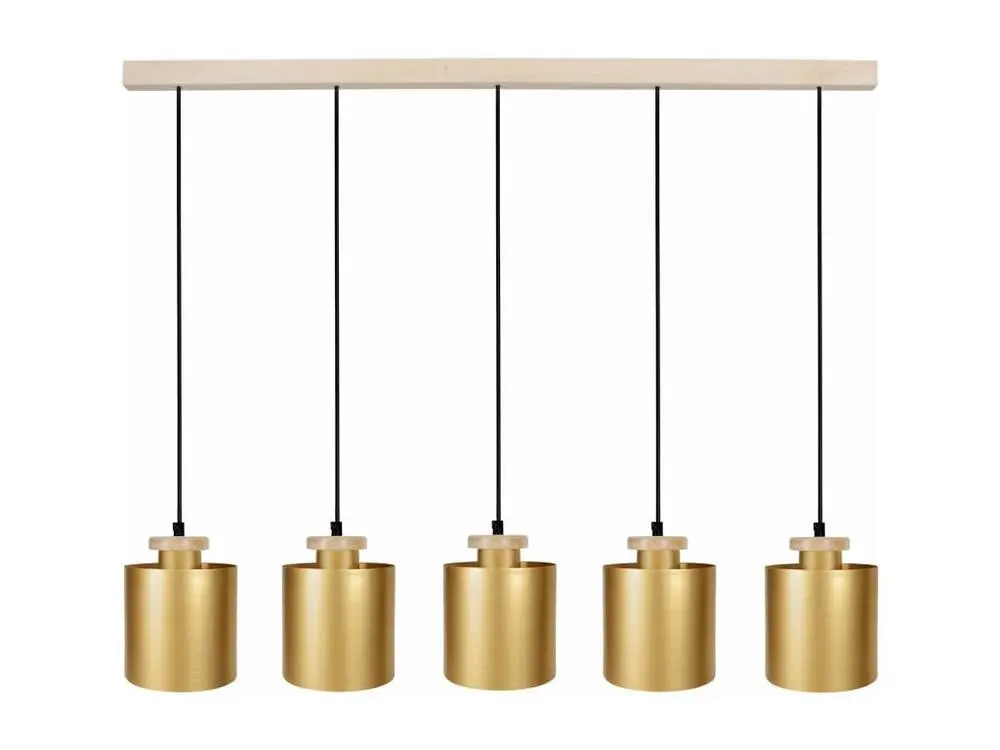 Luminaire de plafond design contemporain UZIBUZE - Lustre bar métal or