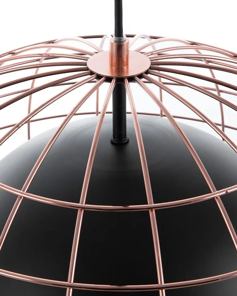 Luminaire de plafond à diffusion uniforme Lampe suspension noir LIRI