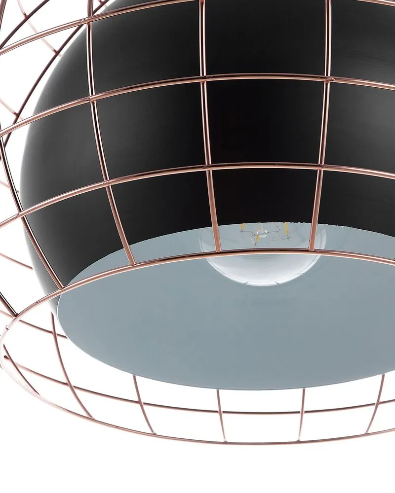 Luminaire de plafond à diffusion uniforme Lampe suspension noir LIRI