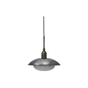 Luminaire de plafond à diffusion uniforme Petite suspension en métal marron antique Boston House Doctor - 32cm