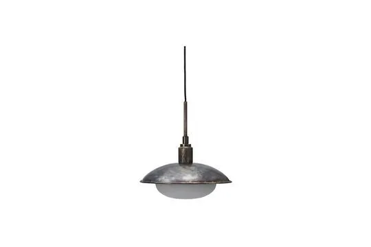 Luminaire de plafond à diffusion uniforme Petite suspension en métal marron antique Boston House Doctor - 32cm