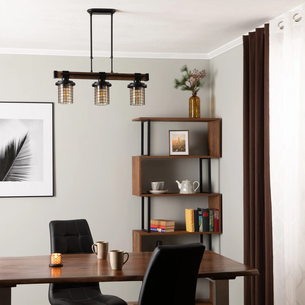 Luminaire de plafond à diffusion uniforme Suspension AV-4216-3EY, 3 lampes, hauteur réglable