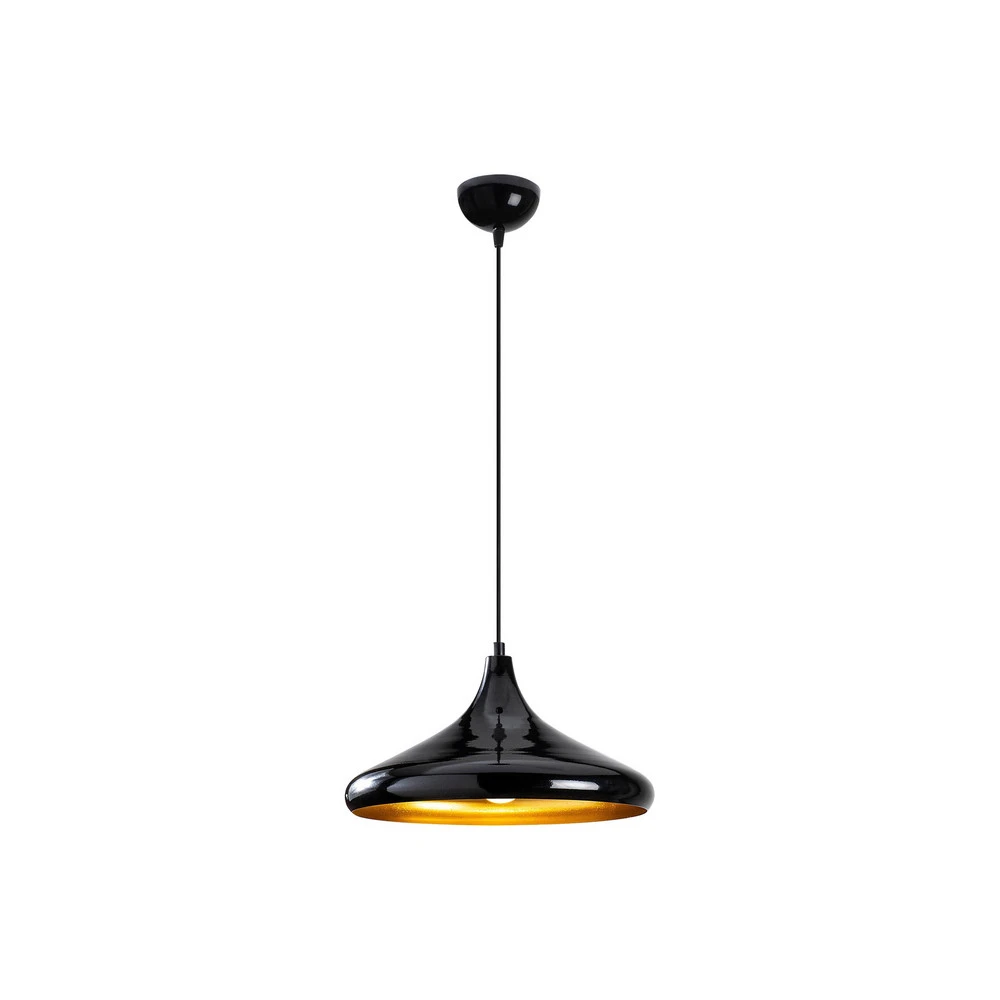 Luminaire de plafond à diffusion uniforme Suspension Berceste 207-S Ø35cm noir/or