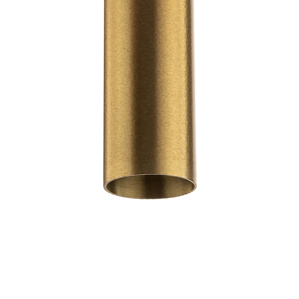Luminaire de plafond à diffusion uniforme Suspension Laser, à 1 lampe, laiton, abat-jour 75cm