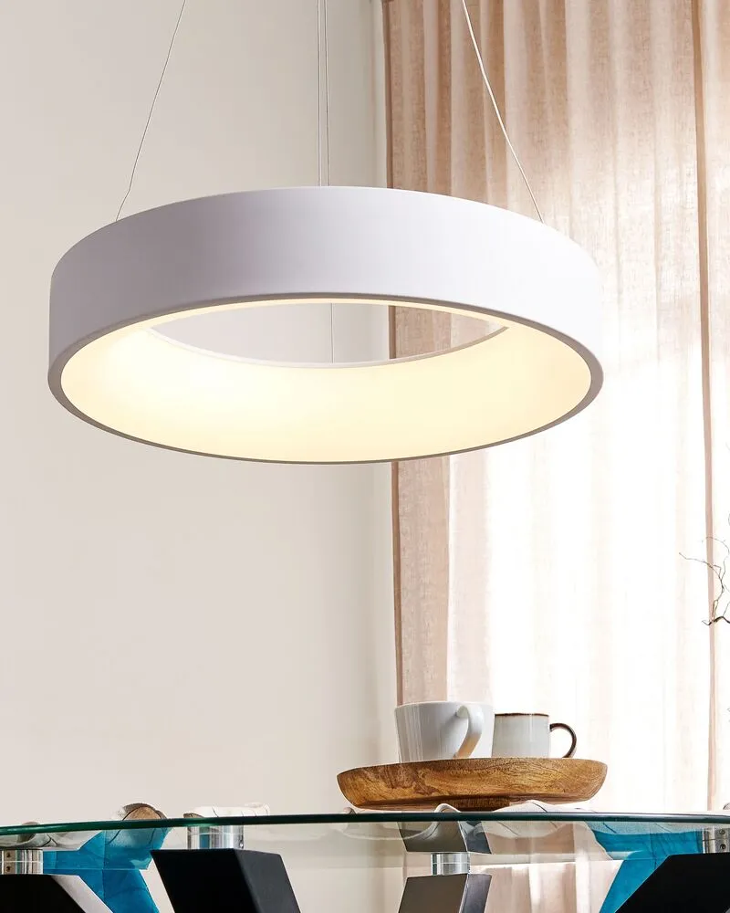 Luminaire de plafond encastrable Lampe suspendue en métal LED blanc LENYA