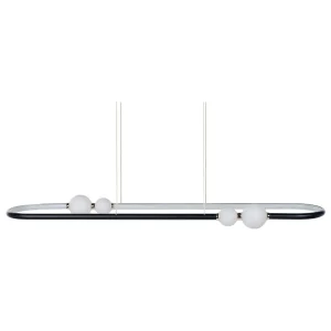 Luminaire de plafond encastrable Lampe suspension en métal noir FEALE