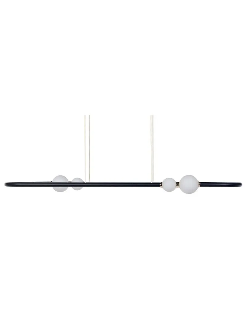 Luminaire de plafond encastrable Lampe suspension en métal noir FEALE