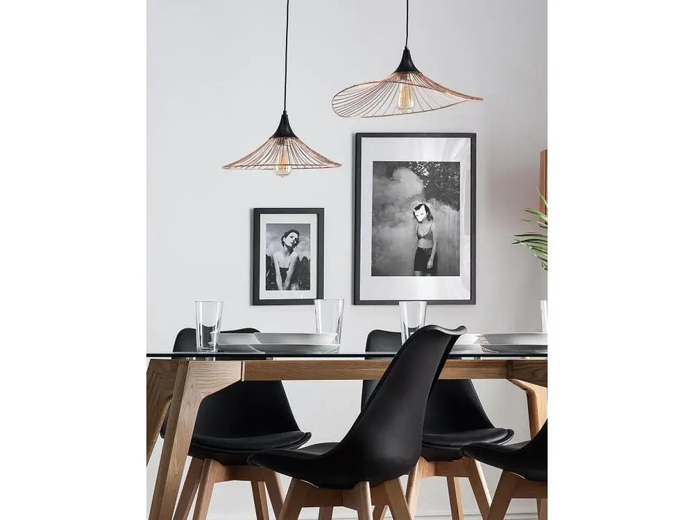 Luminaire de plafond encastrable Lampe suspension en métal cuivré GIONA