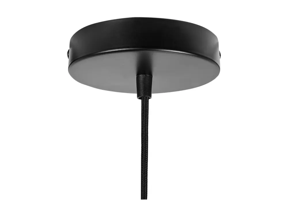 Luminaire de plafond encastrable Lampe suspension en papier ton naturel HERRON