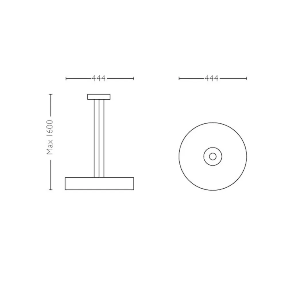 Luminaire de plafond encastrable Suspension d'éclairage LED ambiance blanche Fair 33,5W PHILIPS Hue