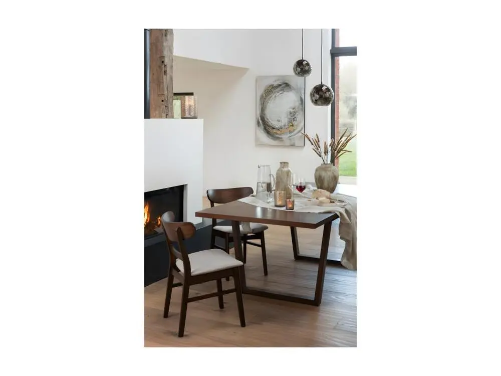 Luminaire de plafond à panneaux Lampe Boule Verre Miroir Argent Étendu - L 30 x l 30 x H 220 cm