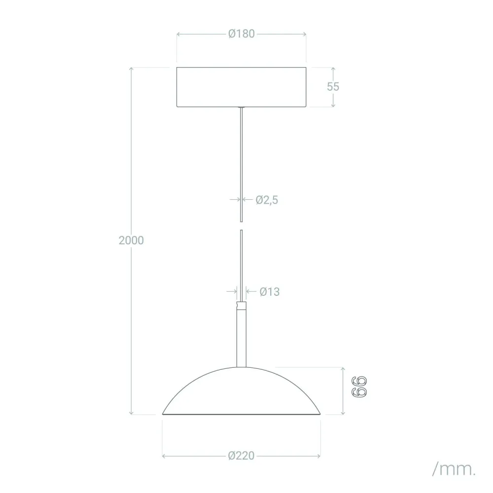 Luminaire de plafond à panneaux Luminaire suspendu LED 8W métal avec CCT ajustable modèle Shirak