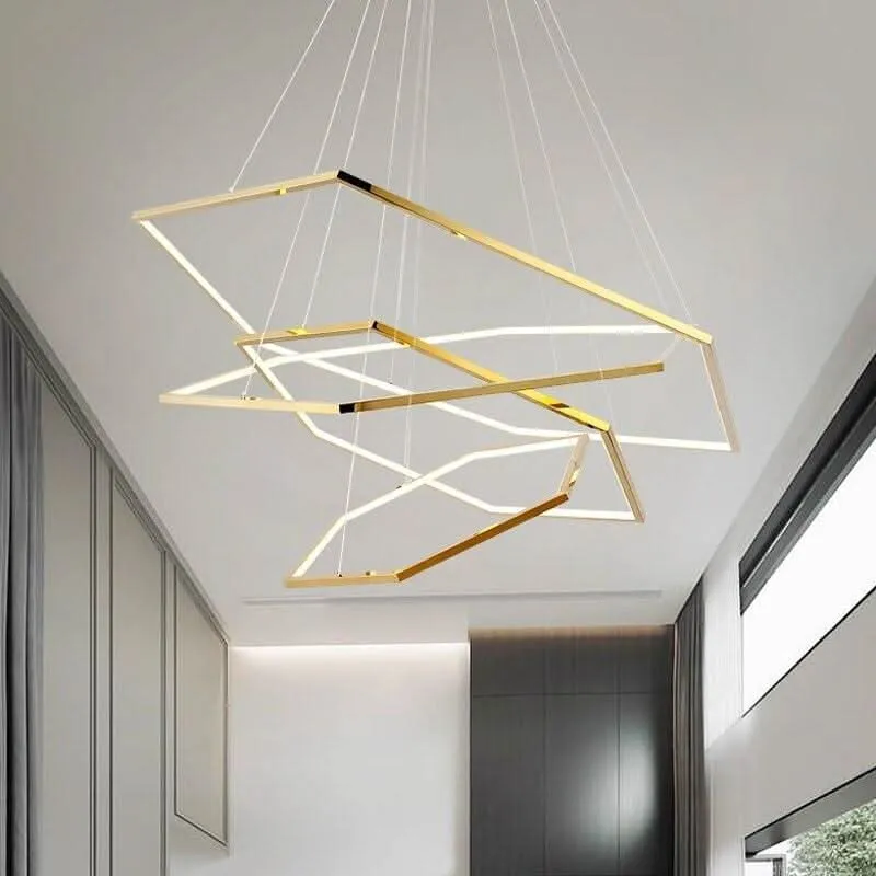 Luminaire de plafond à panneaux Suspension Luminaire Salle à Manger | Éclat d'Étoile