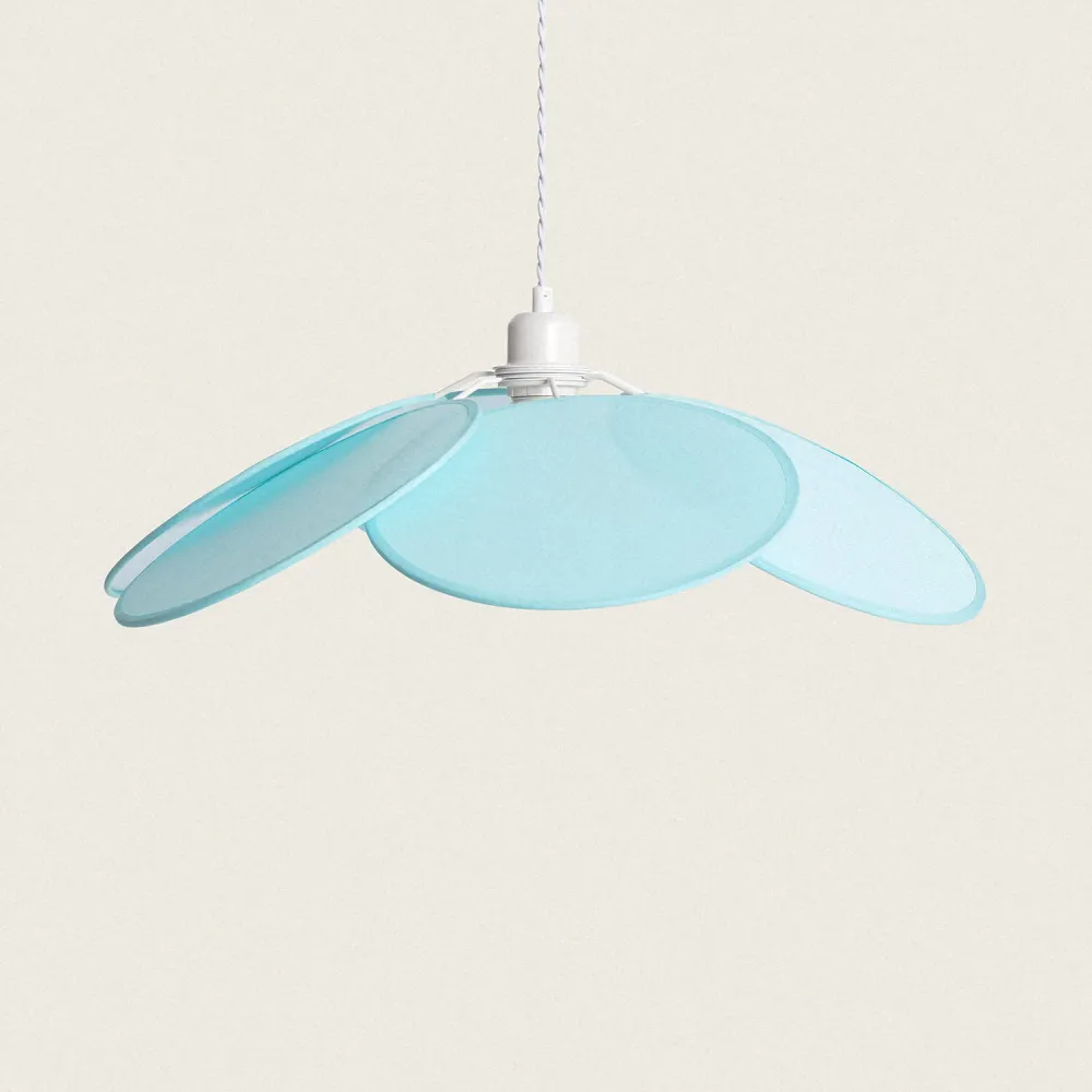 Luminaire de plafond à panneaux Suspension lumineuse Kabuki en textile avec éclairage LED