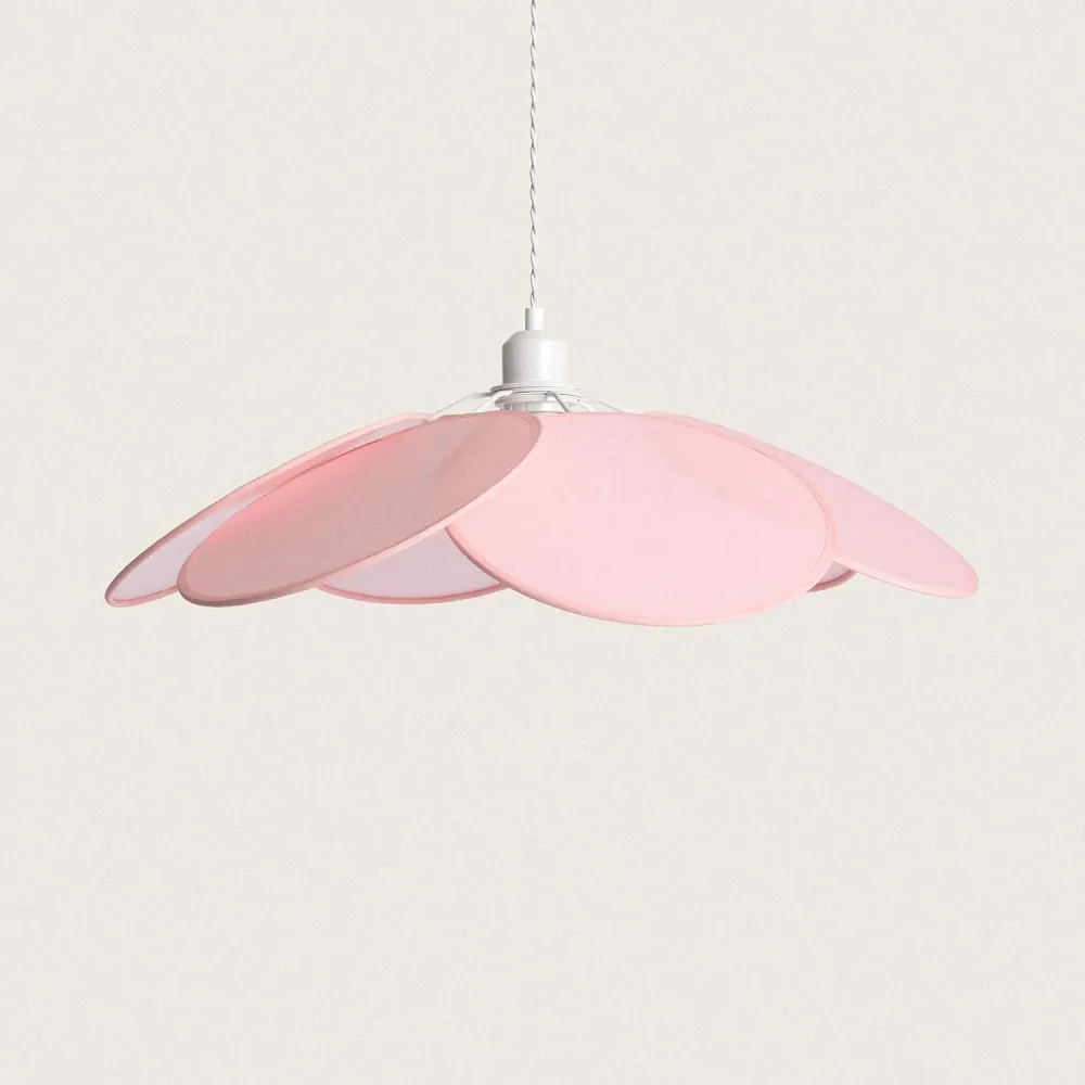 Luminaire de plafond à panneaux Suspension lumineuse Kabuki en textile avec éclairage LED
