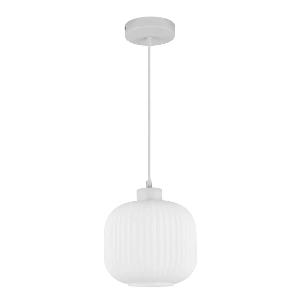 Luminaire suspendu à 1 lumière de la collection Fifth Avenue, 7,87" x 8,26" avec fixation réglable