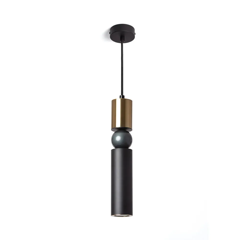 Luminaire suspendu en verre et métal avec éclairage LED Luyo pour entrée et couloir