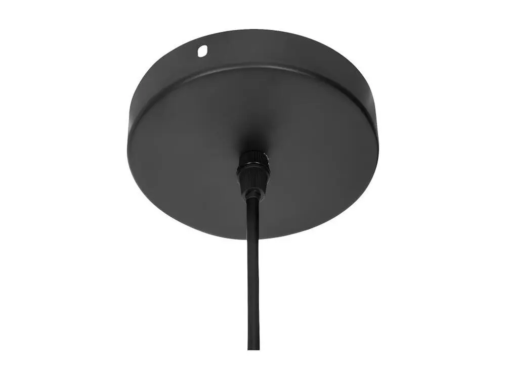Luminaire Suspension en Bambou Noir D 40 cm Sans outil d'installation