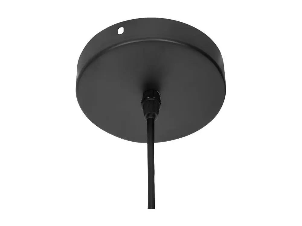 Luminaire Suspension en Bambou Noir D 40 cm Sans outil d'installation