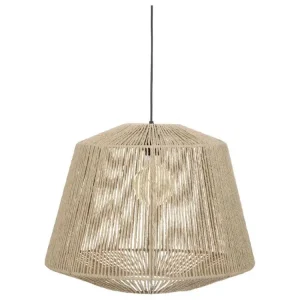 Luminaire Suspension en corde Chamois D 48 cm