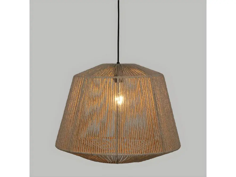 Luminaire Suspension en corde Chamois D 48 cm