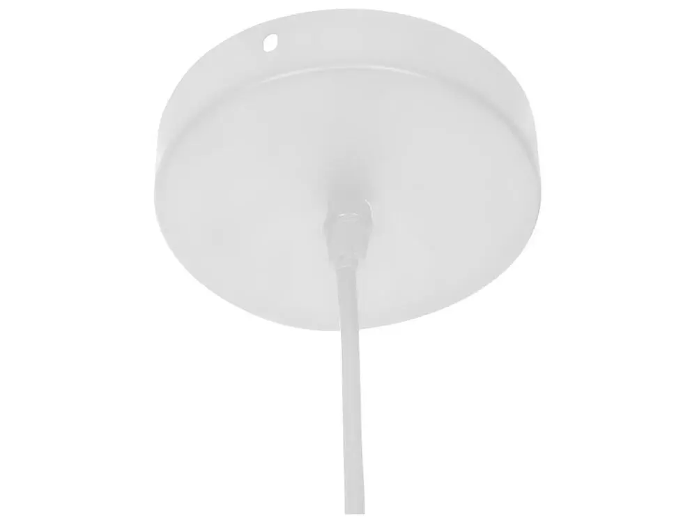 Luminaire Suspension en Métal & Papier D 37.5 cm Crème pour entrée et couloir