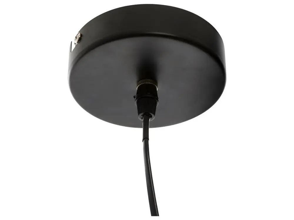 Luminaire Suspension en Rotin et Métal D 38 cm - Installation Facile