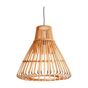 Lustre en bambou en marron 50x50x52 cm