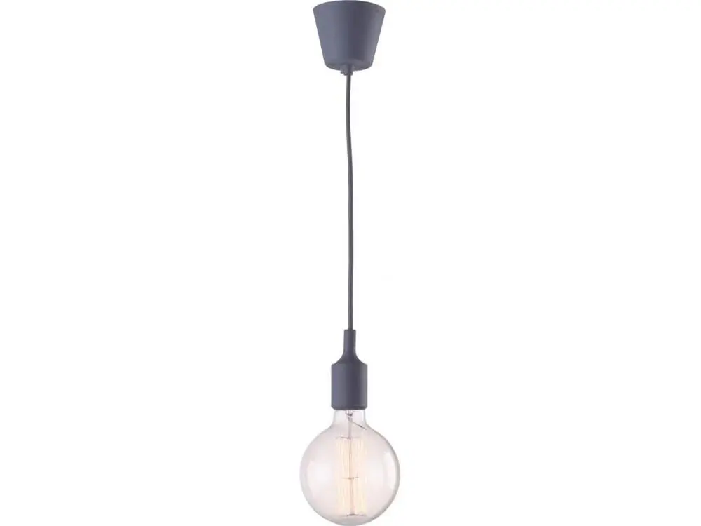 Lustre Cristal Premium Lampe de plafond à vis - Suspension - Axel Gris
