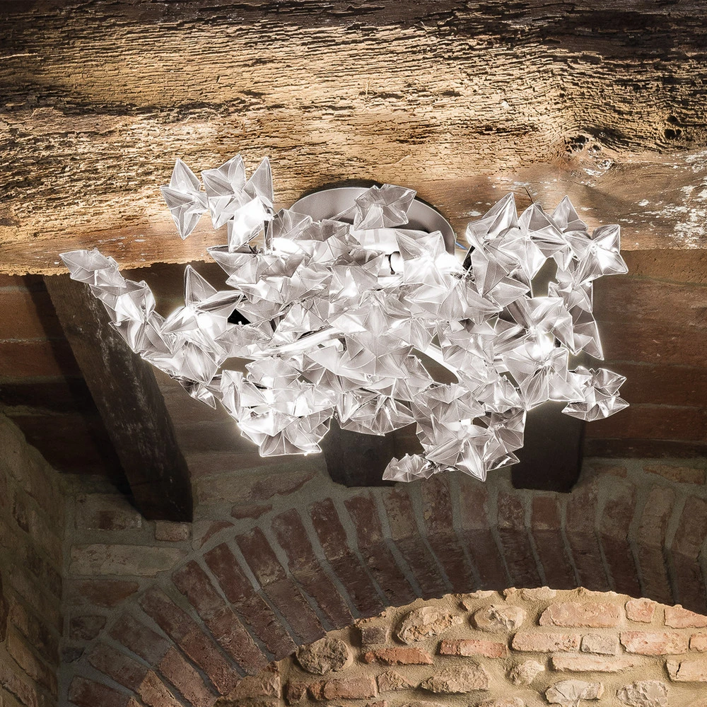 Lustre Cristal Premium Slamp Hanami Ceiling/Wall plafonnier, prisme